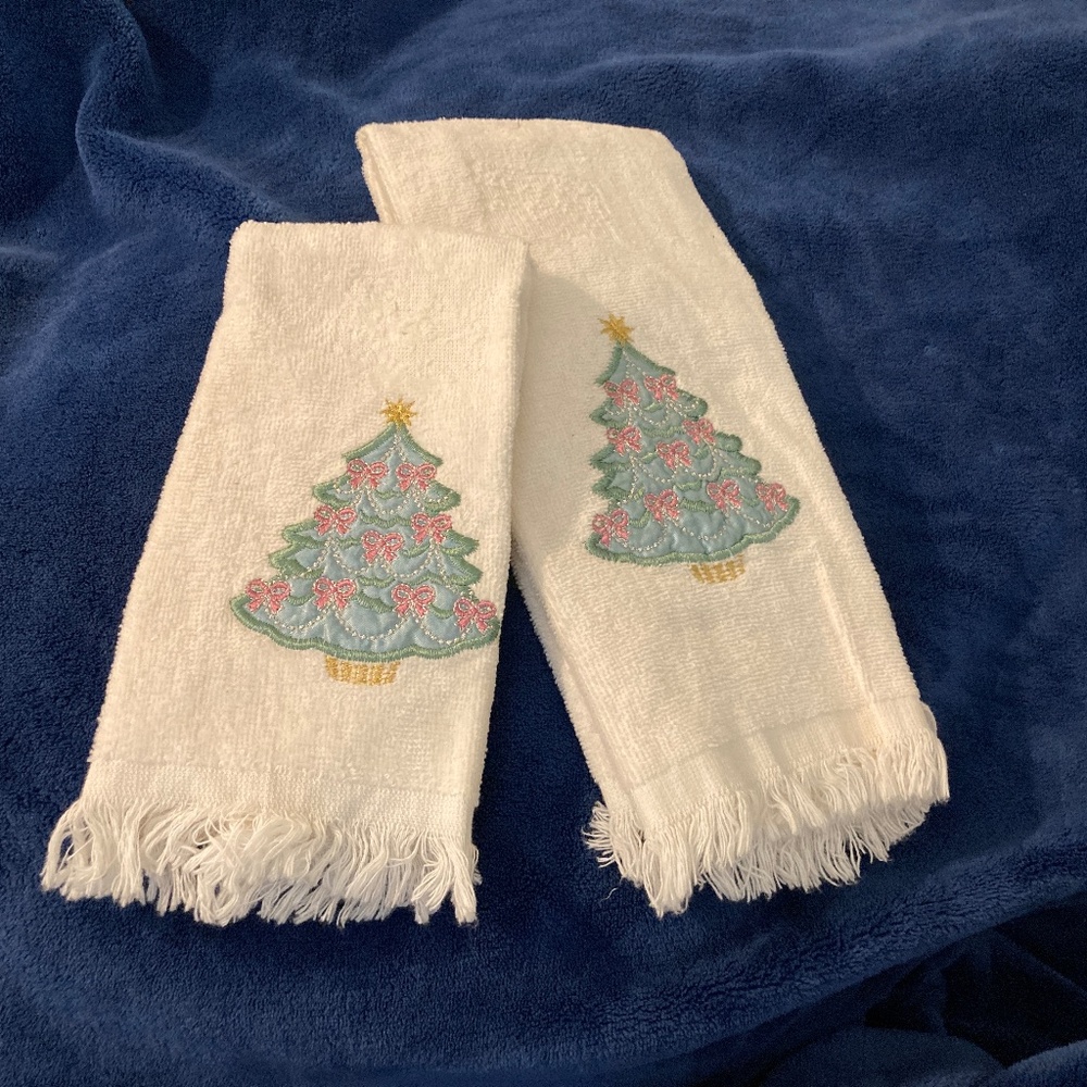 Christmas Tree hand towel set